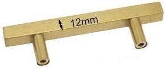 DAPANIY Geborsteld gouden kast trekt lade trekt, halve maan vorm kast trekt gouden dressoir handgrepen, keuken kast lade handgrepen antieke deurgrepen, 2packs ‎3,190 cm