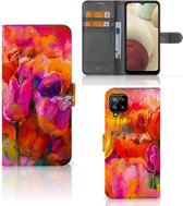 GSM Hoesje Samsung Galaxy A12 Cover met Tekst Tulips