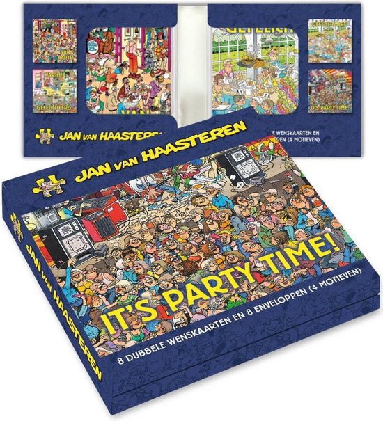 Kaartenmapje - Jan van Haasteren - It's party time!