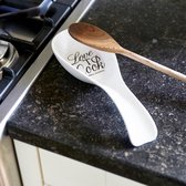 Riviera Maison Keukengerei houder - Love To Cook Spoon Holder - Wit