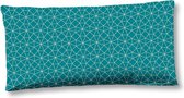 Hip Kussenhoes 40 X 80 Cm Katoen/satijn Turquoise