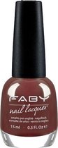Faby Nagellak The 3 Laws Of Nails Dames 15 Ml Vegan Rood