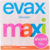 Evax Salva Slip Maxi Pantyliners 72 Units