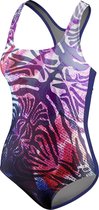 Beco ​​​​​​​badpak Dames Polyamide/elastaan Navy/roze Mt 44