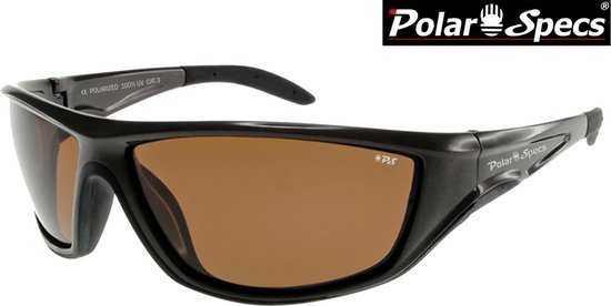 Polar Specs® Polariserende Zonnebril Vortex Sport PS9052 – Dark Brown – Polarized Brown – Medium – Unisex