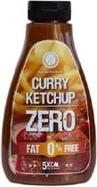 Rabeko Zero Sauce — curryketchup, 1 x 425 ml zonder suiker en vetarm — gezonde koolhydraatarme producten met minder calorieën en minder vet voor salades, frieten, hamburgers, grill