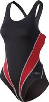 Beco Badpak Competition Dames Polyester Zwart/rood Maat 42