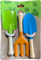 Kinder tuinset - schop , schepje en vork - Kids garden tool set