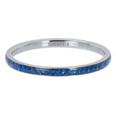 Zirconia Capri blue - iXXXi - Vulring 2 mm - Silver 19 / Zilver