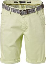 Korte Chino Met Riem Lime Groen (118190356 - 056)