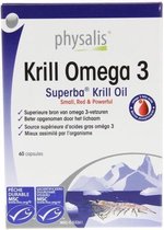 Physalis Supplementen Krill Omega 3 Capsules 60Capsules