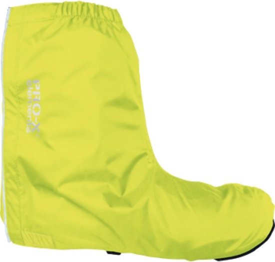 Foto: Neon gele regenoverschoenen montebelluna van pro x elements xxxl