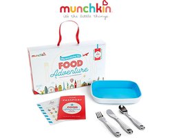 Munchkin Food Adventure Kinder Bestekset - 4 Delig - Blauw