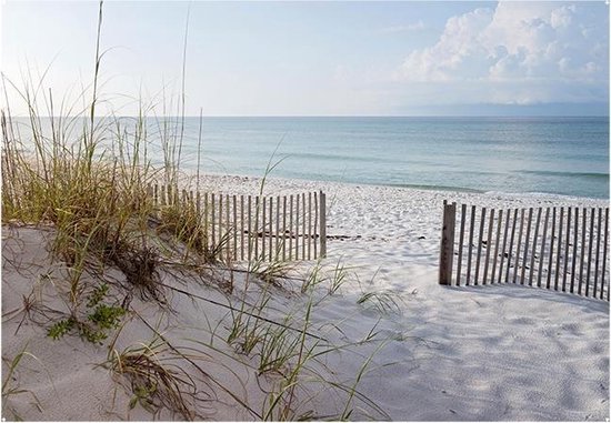 Tuinposter Zee en Strand