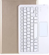 Lunso - Afneembare Keyboard Hoes - Geschikt voor Lenovo Tab P11 Pro - Goud