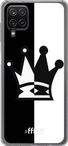 6F hoesje - geschikt voor Samsung Galaxy A12 - Transparant TPU Case - Chess #ffffff