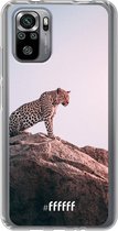 6F hoesje - geschikt voor Xiaomi Redmi Note 10S -  Transparant TPU Case - Leopard #ffffff