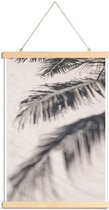JUNIQE - Posterhanger Sunshine on the Beach -40x60 /Grijs & Zwart