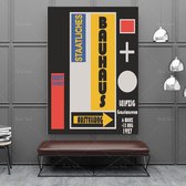 Bauhaus 1927 Exhibition Poster - 60x90cm Canvas - Multi-color