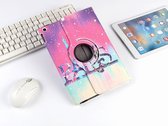 P.C.K. Hoesje/Boekhoesje/Bookcover/Bookcase/Book draaibaar Parijs print geschikt voor Apple iPad AIR 4 10.9 (2020)  MET PEN