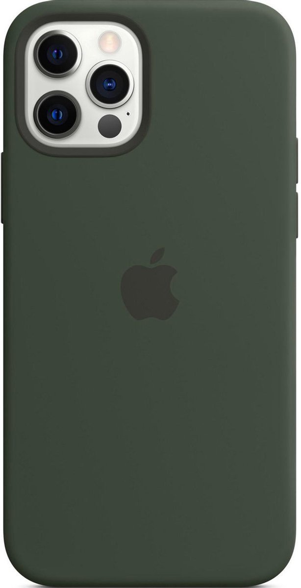 Apple - Siliconenhoesje - MagSafe - iPhone 12 / 12 Pro - Cyprus Groen