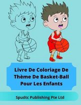 Livre De Coloriage De Theme De Basket-Ball Pour Les Enfants
