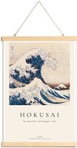 JUNIQE - Posterhanger Hokusai - The Great Wave off Kanagawa -40x60