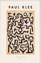 JUNIQE - Poster in kunststof lijst Klee - Comedians' Handbill -30x45