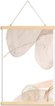 JUNIQE - Posterhanger Beneath The Surface II -40x60 /Ivoor & Roze