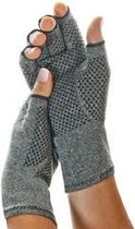 Medidu Reuma Artritis Handschoenen + Antisliplaag – Compressie Handschoenen + Antisliplaag – Grijs - XL