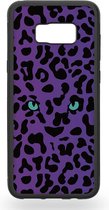 Leopards turqoise eyes Telefoonhoesje - Samsung Galaxy S8+