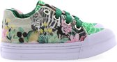 Sneakers | Meisjes | Green Leopardo | Canvas | Go Banana's | Maat 33