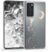 kwmobile telefoonhoesje voor Huawei P40 - Hoesje voor smartphone - Glitterfee design