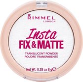 Rimmel London Insta Fix & Matte Make-uppoeder - 01 Clear