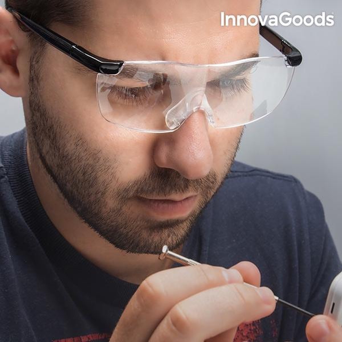 Innovagoods - Vergrotende Bril +60% - Vergrootglas Bril - Loepbril | bol.com