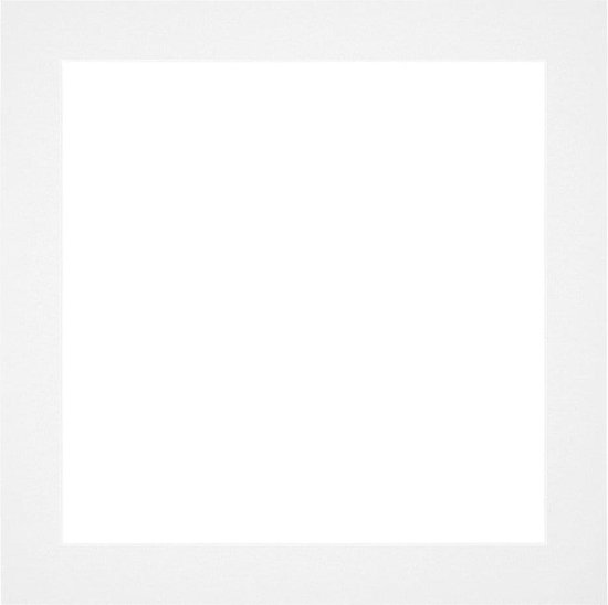 Votre Déco Passe-Partout - Format cadre 20x20cm - Format photo 12x12 cm - Wit