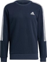 adidas - Performance Essentials Cut 3S Sweater - Blauwe Sweater - XL - Blauw