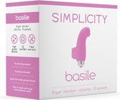 BASILE Finger vibrator - Pink