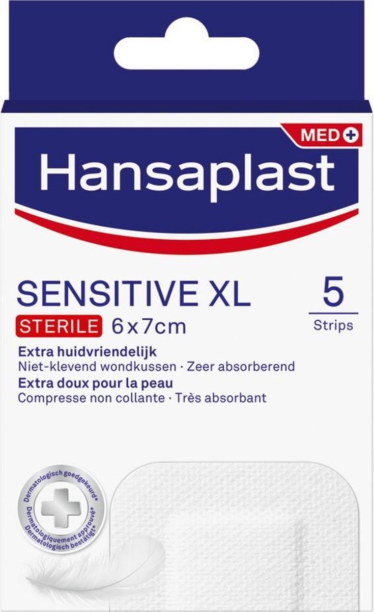 Hansaplast Sensitive XL 5 stuks | bol.com