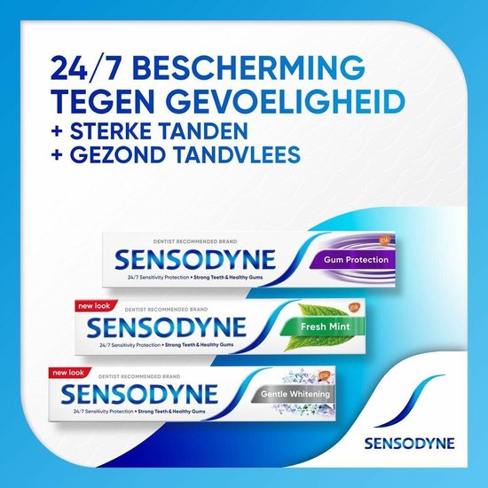 Sensodyne Fresh Mint tandpasta voor gevoelige tanden 2x 75 ml - Sensodyne