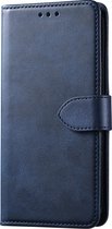 iPhone 12 Bookcase Hoesje - Leer - Book Case - Wallet - Flip Cover - Apple iPhone 12 - Blauw