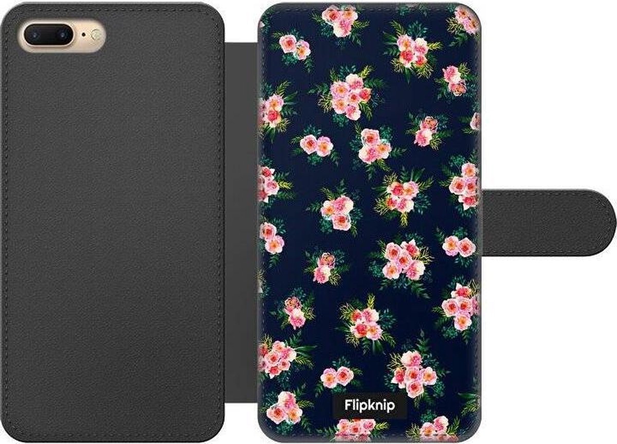 Wallet case - geschikt voor iPhone 7 Plus - Floral N°1