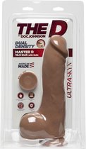 The D - Master D - 10.5 Inch With Balls Ultraskyn - Caramel - Realistic Dildos