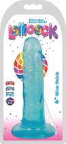 6 Inch Slim Stick Berry Ice - Blue - Realistic Dildos