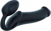 Strap On me - Strapless Voorbind Dildo - Maat XL - Zwart - Zwart - Sextoys - Dildo's  - Toys voor dames - Strap on