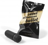 Sweet Vibrations Bullet - Black - Bullets & Mini Vibrators - Clitoral Stimulators