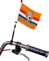 Folat - Fietsvlag - Holland - Oranje leeuw - 20x15cm
