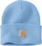 Muts - Carhartt Dames Muts - Unisex Muts – A18 Watch Hat - Warme Beanie Carhartt – Licht Blauw