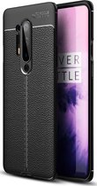 OnePlus 8 Pro Hoesje - Mobigear - Luxury Serie - TPU Backcover - Zwart - Hoesje Geschikt Voor OnePlus 8 Pro