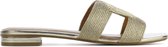 BiBi Lou Vrouwen Textiel  Slippers Damesschoenen 839z94 - Goud - Maat 40